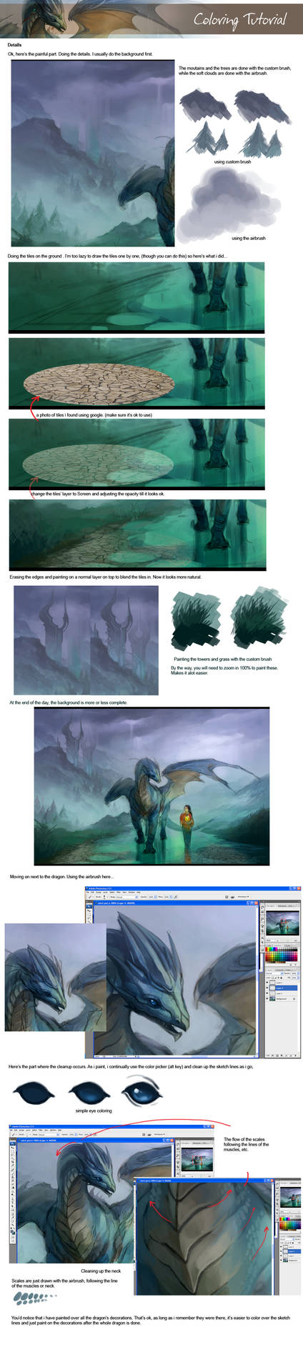 Coloring tutorial - 02 by sandara on DeviantArt