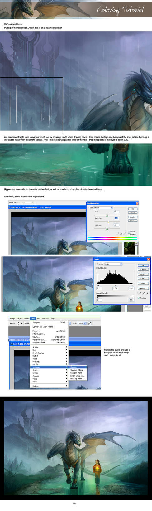 Coloring tutorial - 04 by sandara on DeviantArt