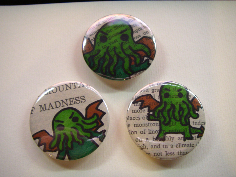 Cthulhu badges