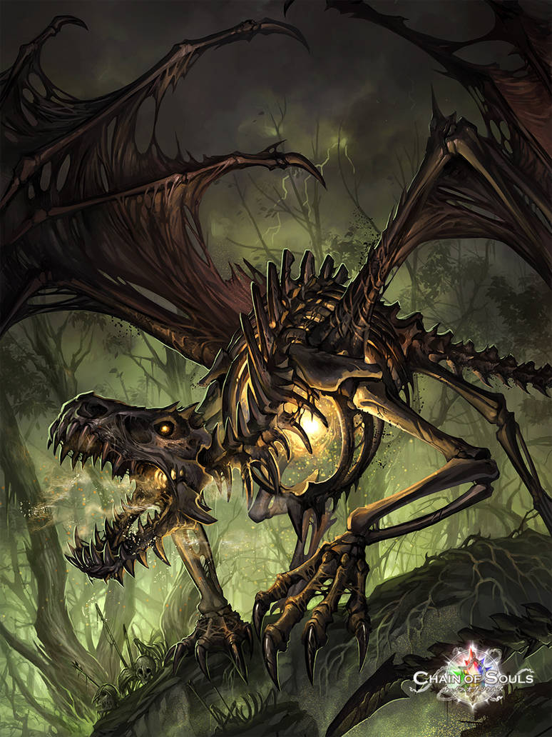 Bone Dragon by sandara on DeviantArt