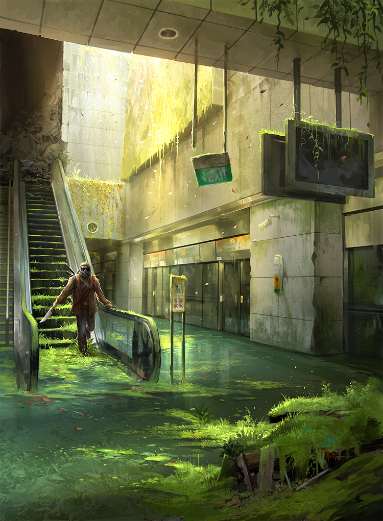 Abandoned Station - Photobash