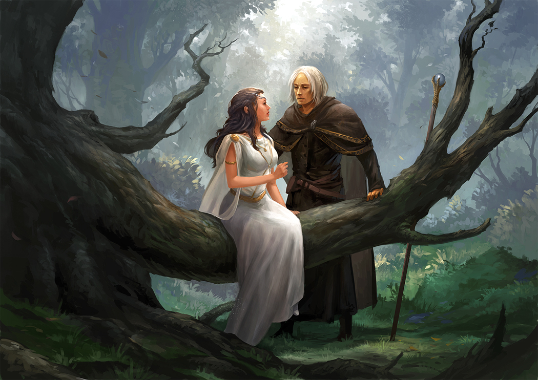 Raistlin and Crysania