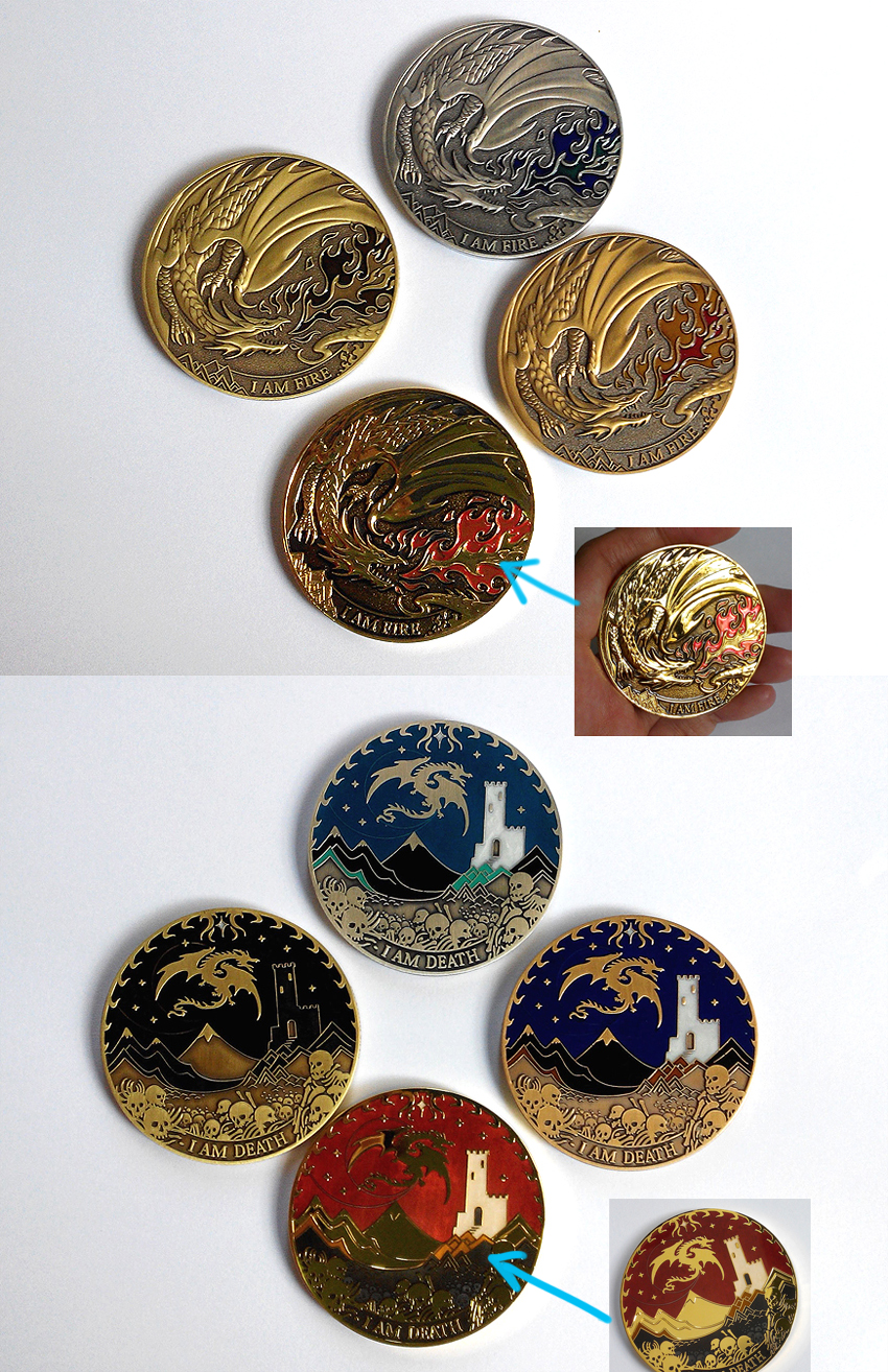 Dragon coins are up for sale