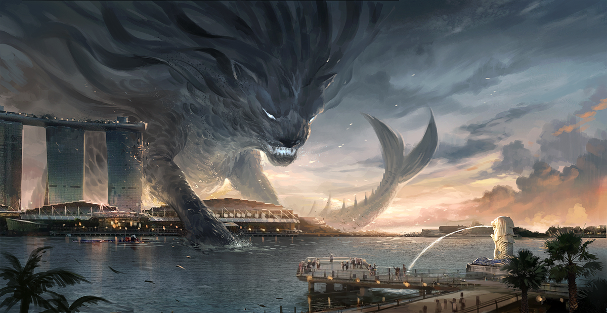 Merlion by sandara on DeviantArt
