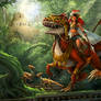 Dino and rider