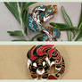 New pins! Serpent and Tiger