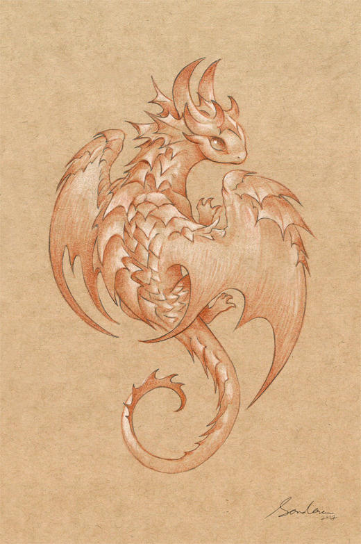 Paper Dragon 1 by sandara on DeviantArt