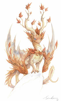 watercolor dragon 4
