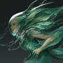 Green mermaid