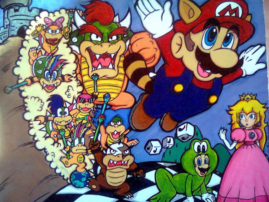 Smb3 Characters Super Mario Bros 3 by Mel-Sky on DeviantArt