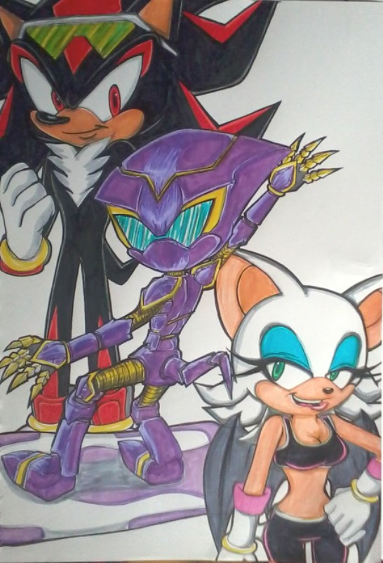 My Sonic Riders Story/Comic Poster 01 Coloured