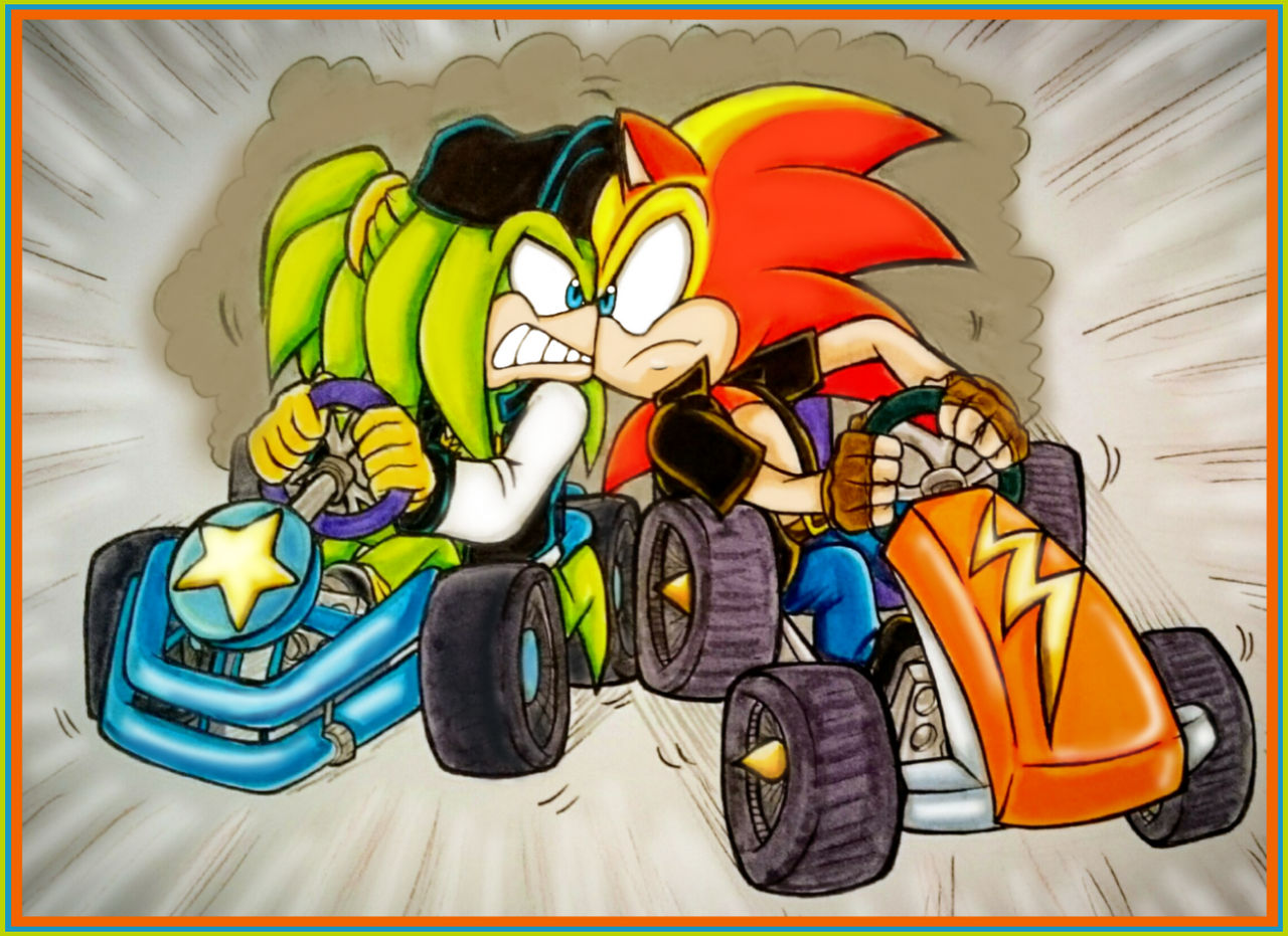 Racing Rivalry by Mel-Sky on DeviantArt