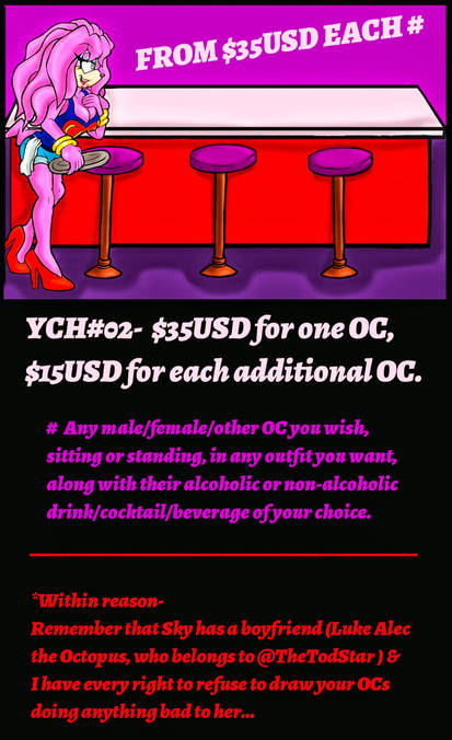 YCH#02 Commissions- OPEN!