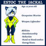 Reference Sheet- Estoc the Jackal