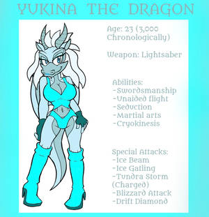 Reference Sheet- Yukina the Dragon