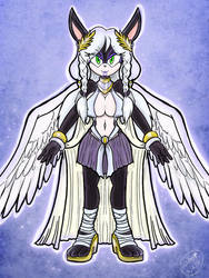 Commission: Umbra the Celestial Rabbit