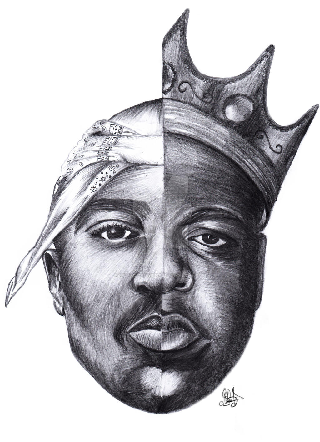 Tupac and Biggie Smalls by MehtievaSabina on DeviantArt Tupac and Biggie Smalls by MehtievaSabina on DeviantArt