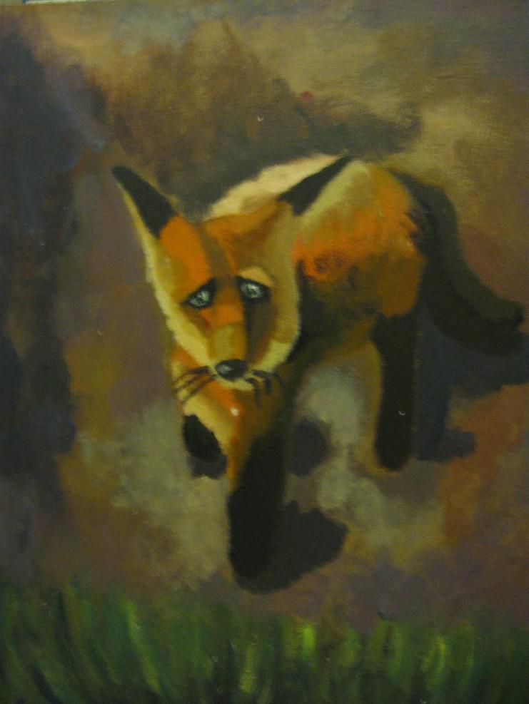 My Crappy Fox Painting