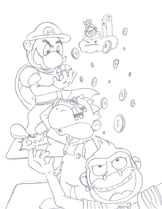 TRAG - Mario Party 'drawing'