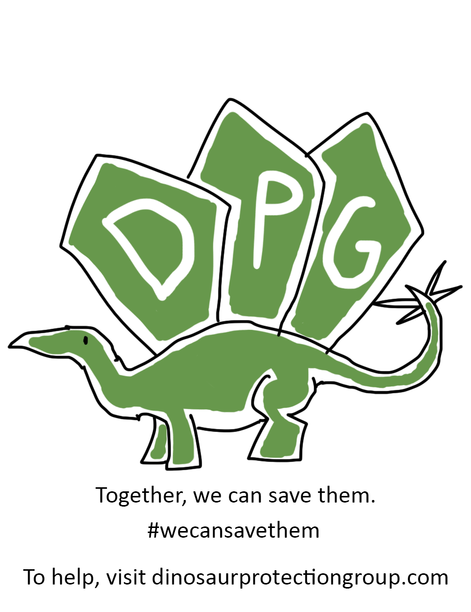 The Dinosaur Protection Group Logo