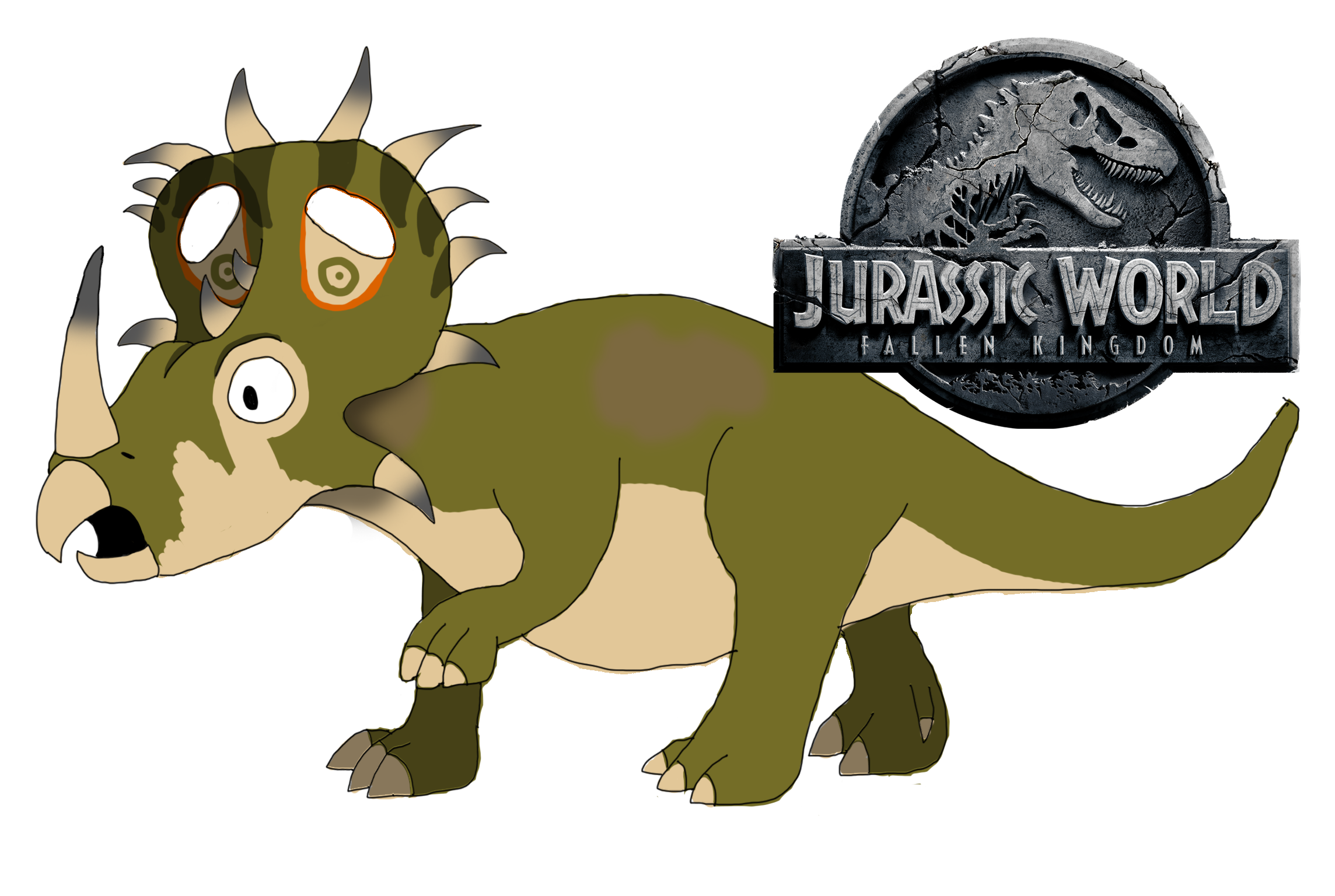 Sinoceratops from Fallen Kingdom by TyrannosaurusRex 123 on DeviantArt