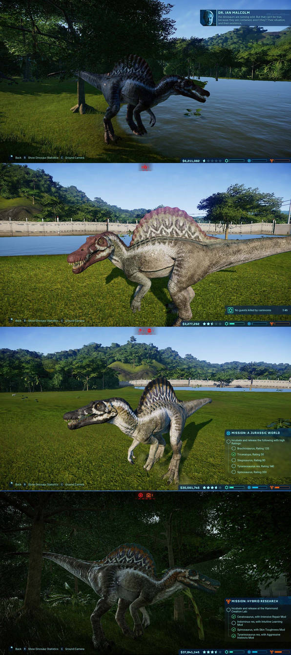 Jurassic World Evolution Spinosaurus by TyrannosaurusRex-123 on DeviantArt