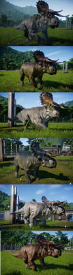 Jurassic World Evolution Nasutoceratops