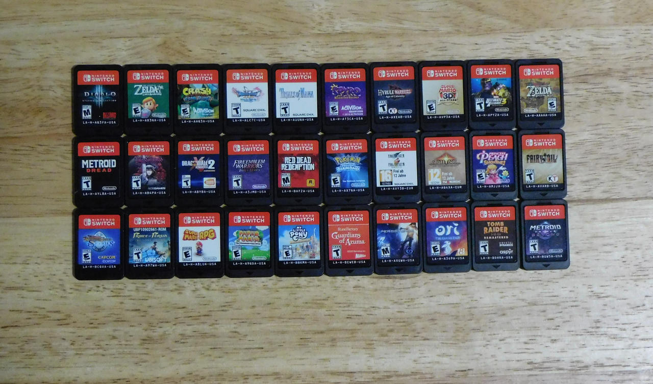 Collection Nintendo Switch My Nintendo Switch Games Cartridge Collection 2026 by DawnFelix on ...
