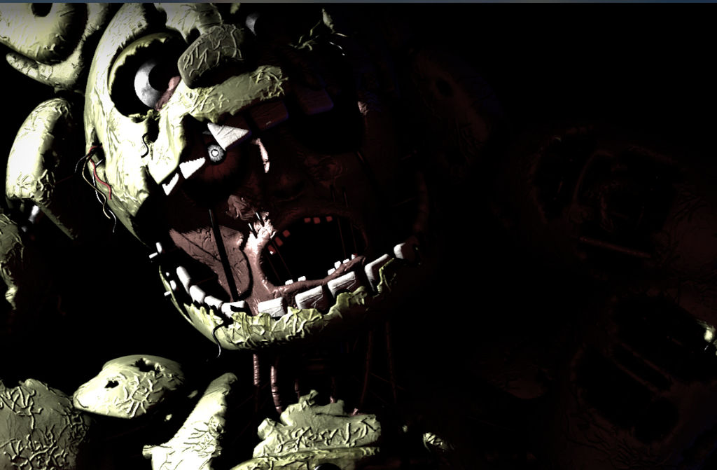 Springtrap Death Screen Springtrap Rare Screen 2 by JustERROR578 on DeviantArt