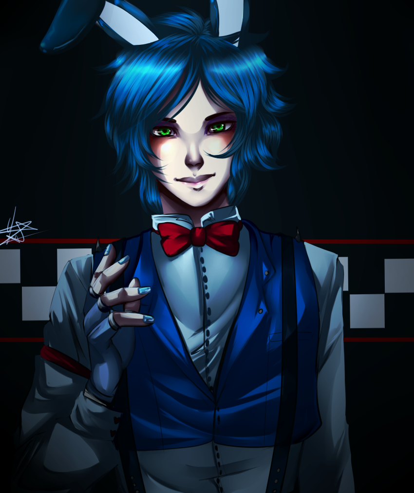 FNAF Anime Characters (Toy Bonnie) by CreepypastaFreak17 on DeviantArt