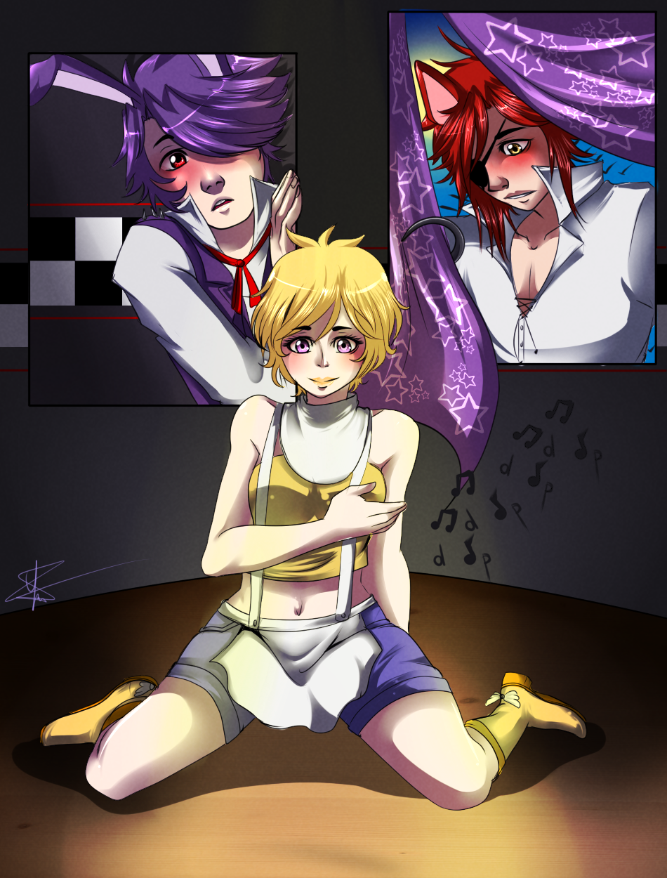 FNAF Anime Characters (Foxy) by CreepypastaFreak17 on DeviantArt