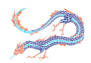 Blue Coral Dragon