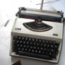 Old-fashioned typewriter