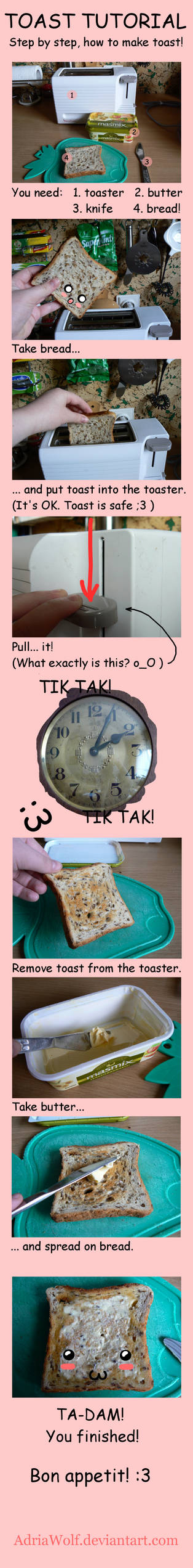 Toast Tutorial Toast tutorial by AdriaWolf on DeviantArt