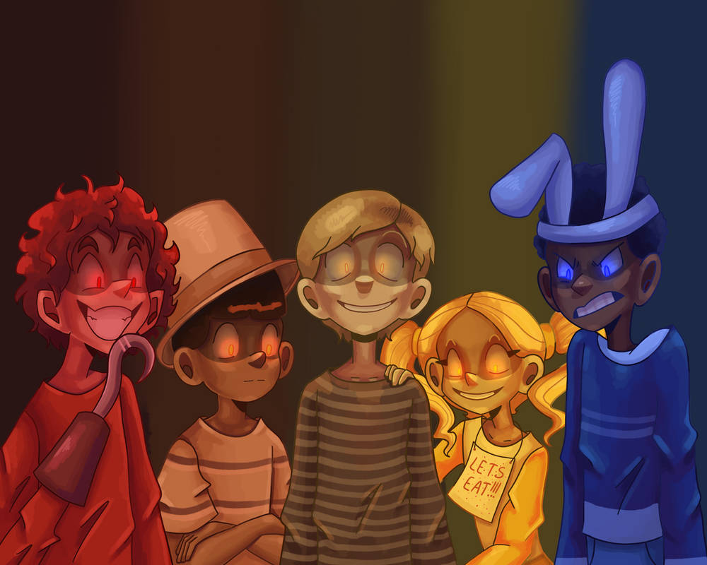 FNAF Movie Kids By JadeStarART On DeviantArt fnaf-movie-kids-by-jadestarart-on-deviantart