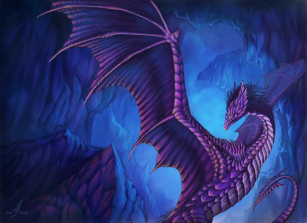 Драконы по цвету. Кристальная виверна арт. Фиолетовый дракон виверна. Фиолетовый дракон виверна арт. Дракон фиолетовый.