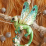 Dragonfly dragon necklace