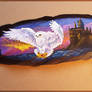 Feather painting - A letter from Hogwarts