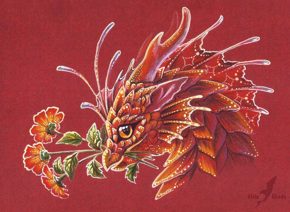 Friendly dragon by AlviaAlcedo