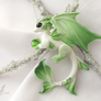 Spring forest dragon necklace