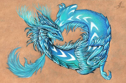 Cold fire dragon