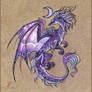 Dragon of a violet moon