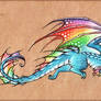 Rainbow in the sky - dragon