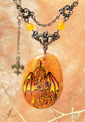 Master of fire - dragon necklace