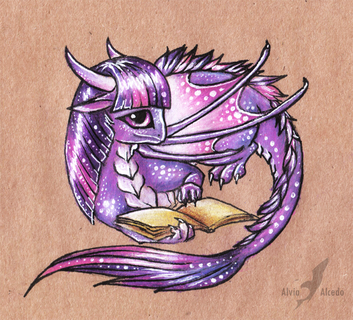 Twilight sparkle dragon