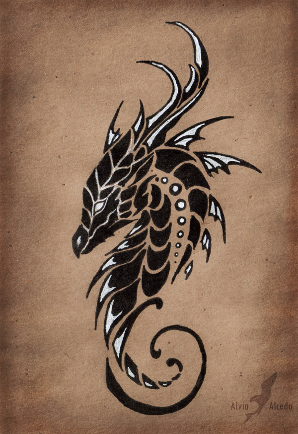 Dragon of a Moonless sky