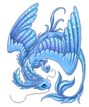 Little azure dragon by AlviaAlcedo