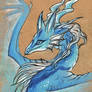 Blue mountain dragoness