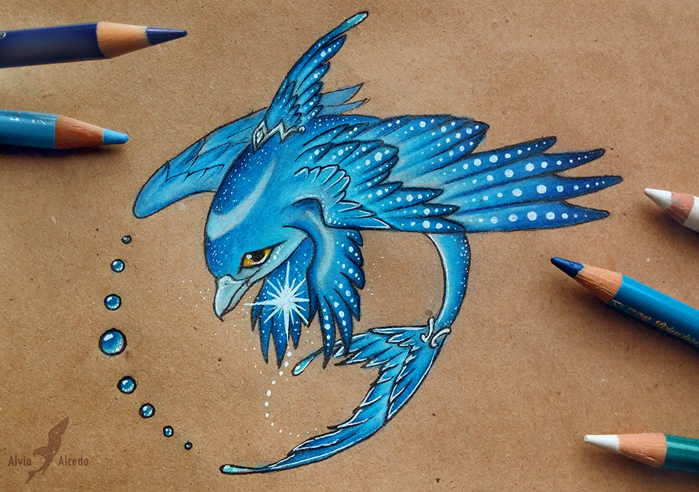 Sapphire dolphinbird