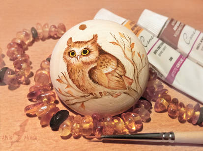 Autumnal owl